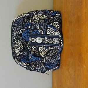 Vera Bradley Turnlock Satchel Canterbury Cobalt